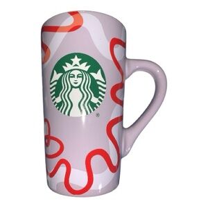 Starbucks 16 ounce purple with ribbon Mug